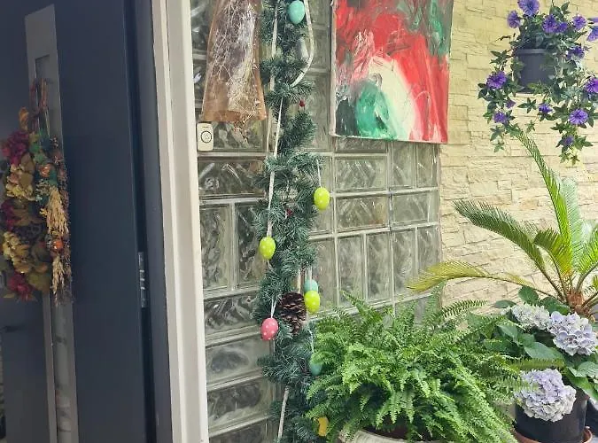 Cozy With A Beautiful Garden View Homestay szállás Baunatal