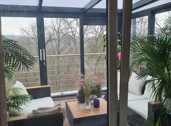 Cozy With A Beautiful Garden View Homestay szállás Baunatal